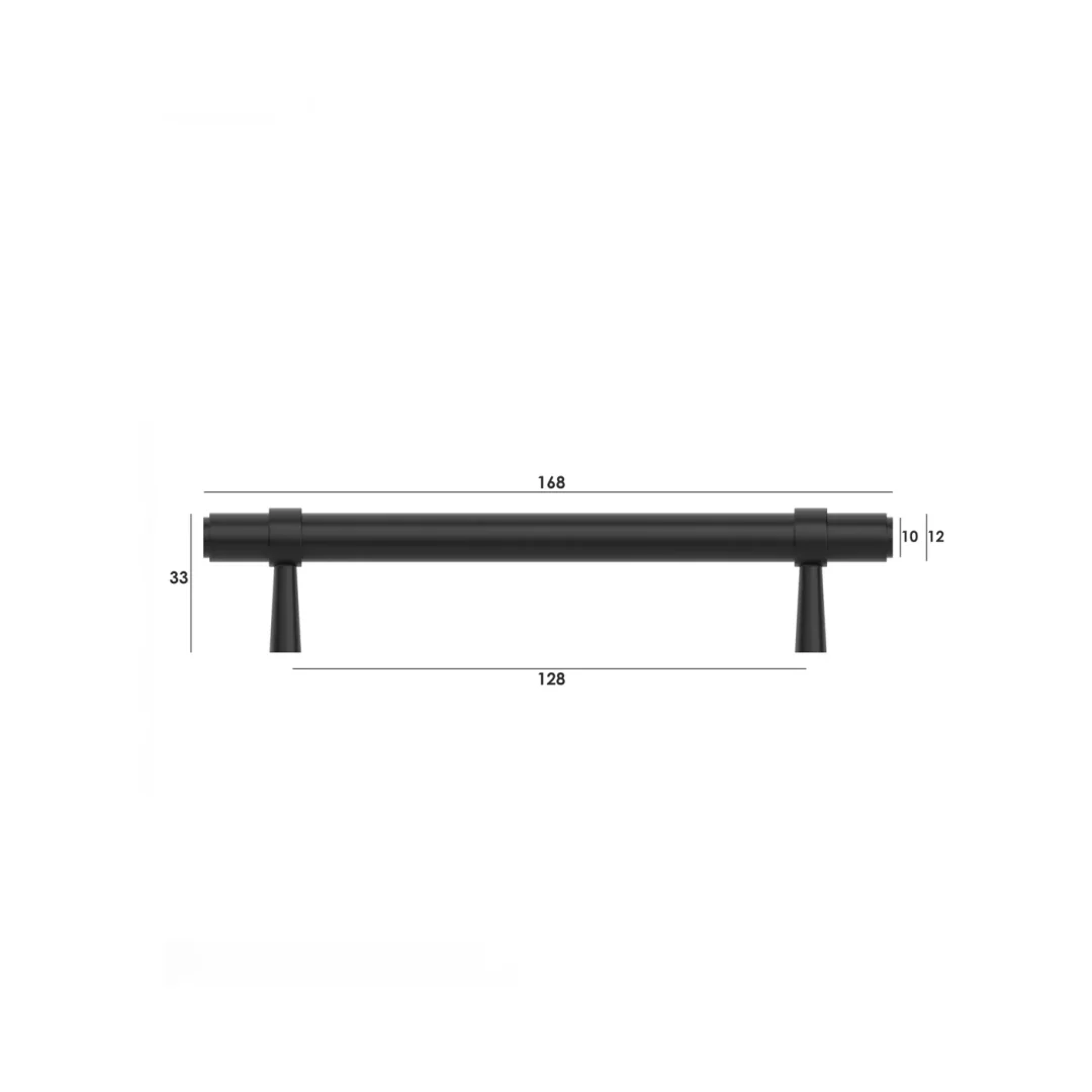 Otti Astor - 128/168Mm Gun Metal Handle (128Mm Hole To Hole ; 168Mm Total Length) - Image 2