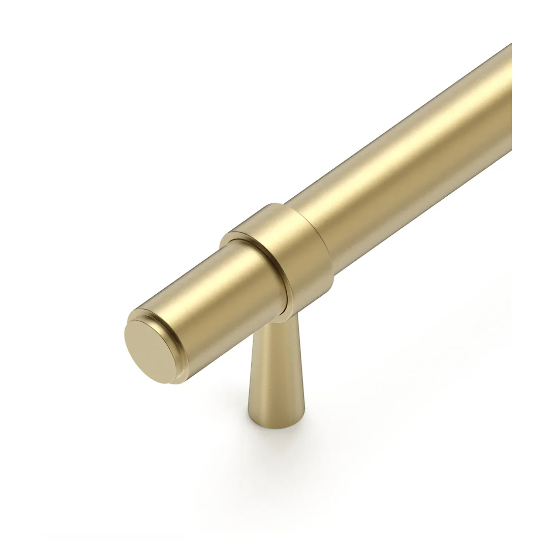 Otti Astor - 192/240Mm Brushed Brass Handle (192Mm Hole To Hole ; 240Mm Total Length) - Image 3