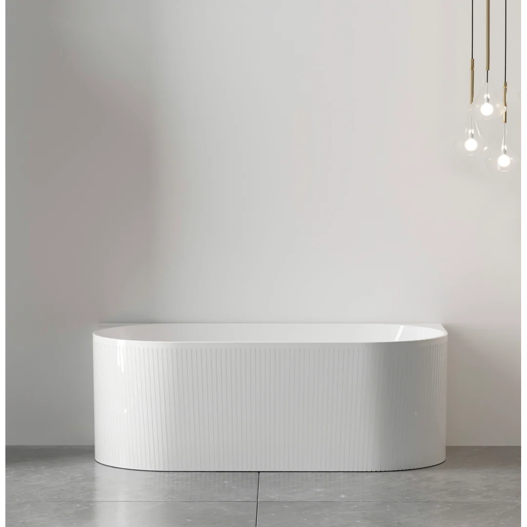 Otti Attica Noosa Btw MultiFit Bath Left Or Right Corner Matt White 1700mm - Image 2