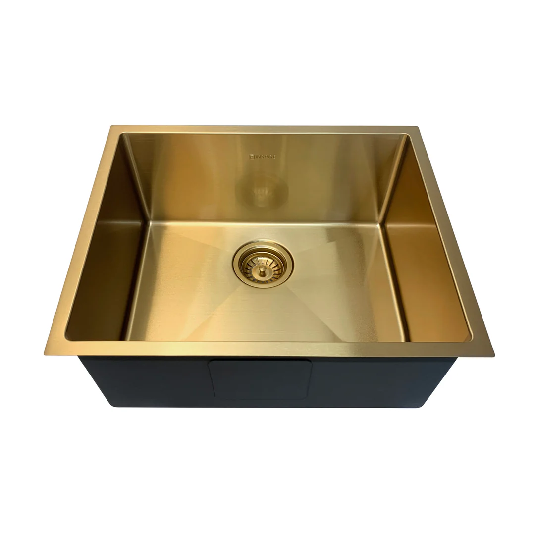 OTTI AXON SINK 52S 520X440X220 BRUSHED GOLD