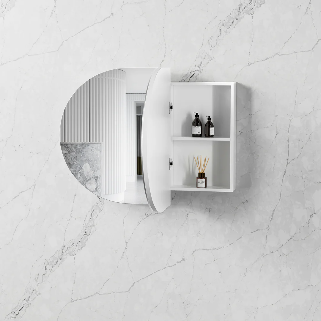 Otti Bondi 900X600 Shaving Cabinet Satin White - Image 2