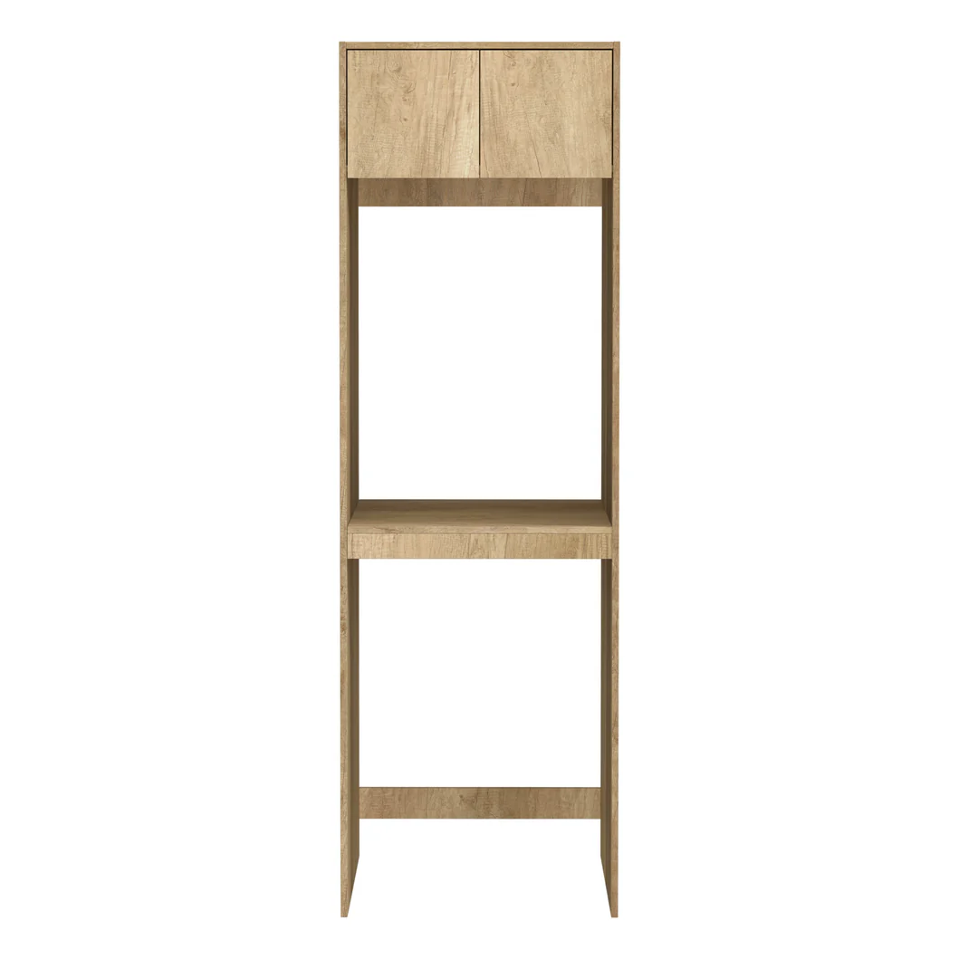 OTTI BYRON TALL WASHING MACHINE CABINET NATURAL OAK - Image 2