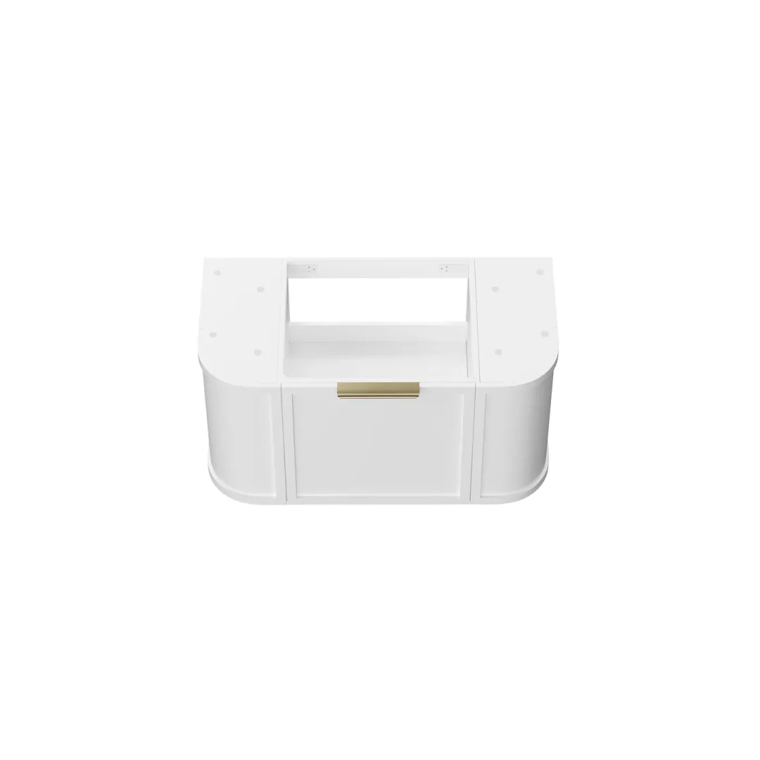 Otti Hampshire Satin White Vanity 900X460X450 Wall Hung Cabinet - Image 7