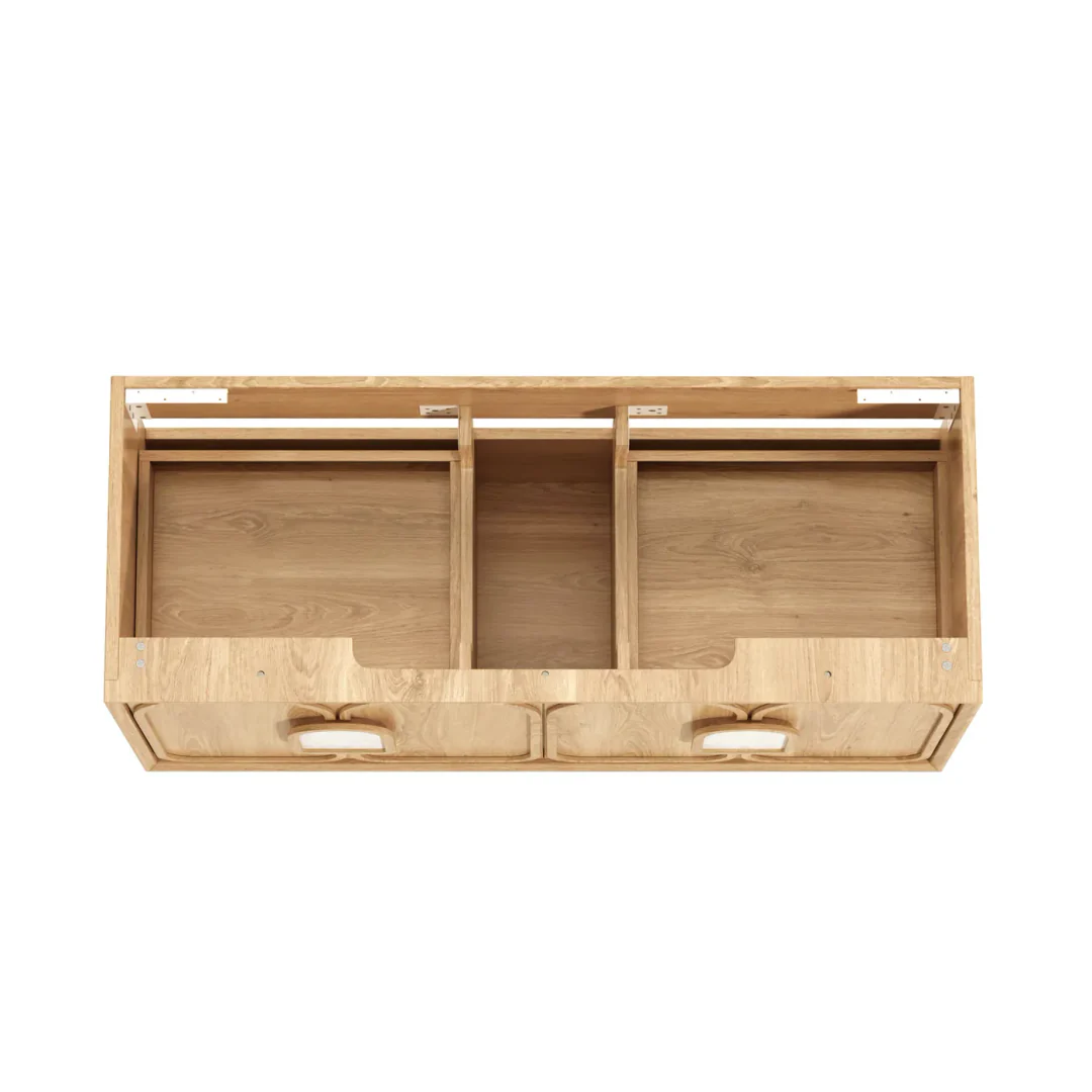 Otti Laguna Mk Ii 1200 Woodland Oak Wall Hung Cabinet Only - Image 4