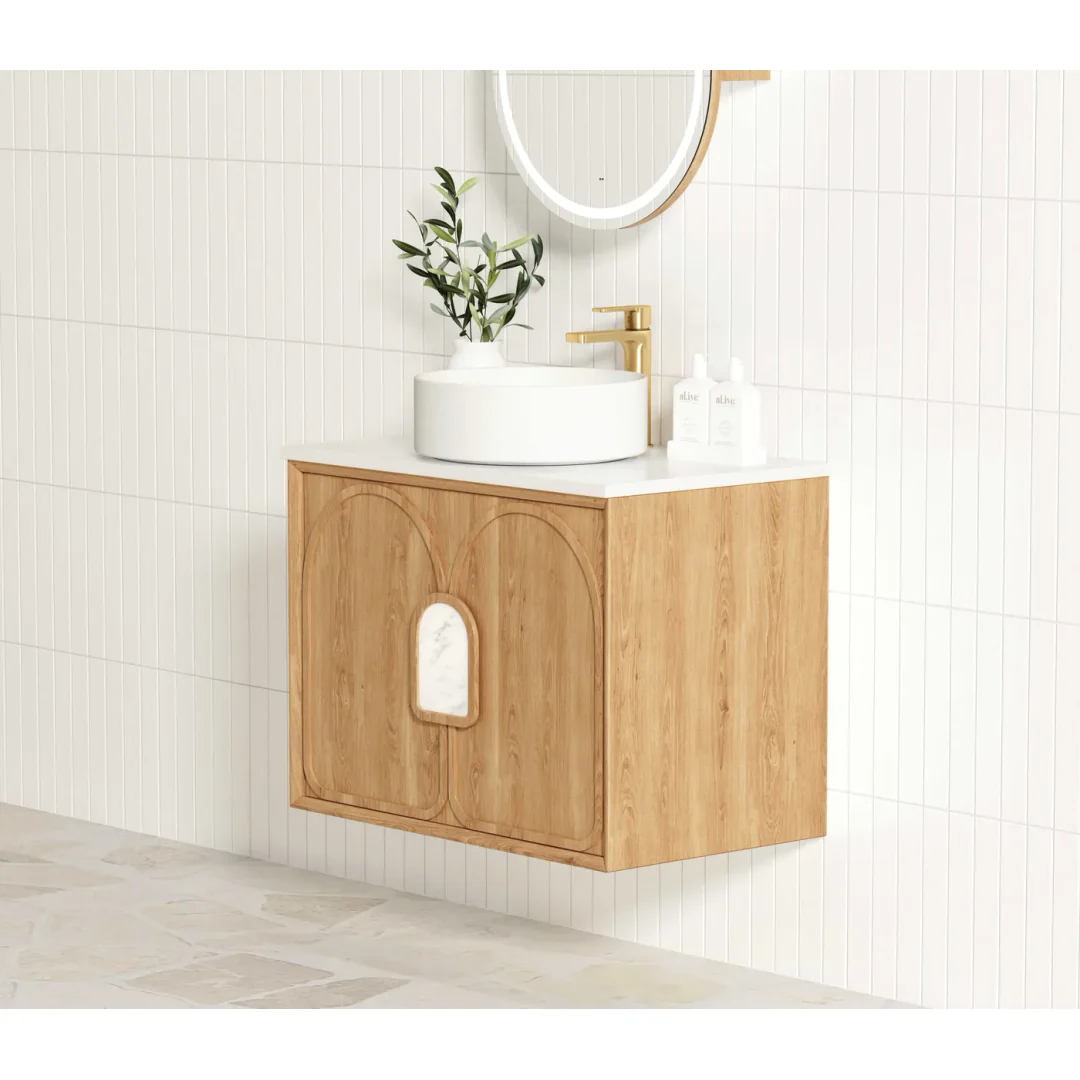 Otti Laguna Mk Ii 750 Natural Woodland Oak Wall Hung Cabinet Only - Image 4