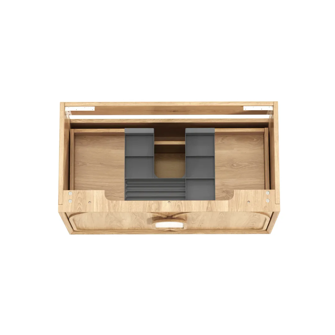 Otti Laguna Mk Ii 900 Natural Woodland Oak Wall Hung Cabinet Only - Image 5