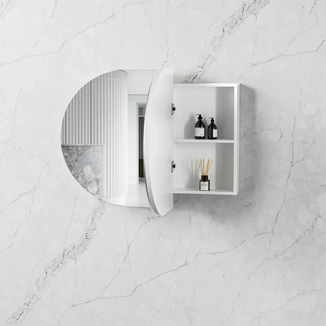 Otti Led Bondi 900X600 Shaving Cabinet Matte White - Image 2