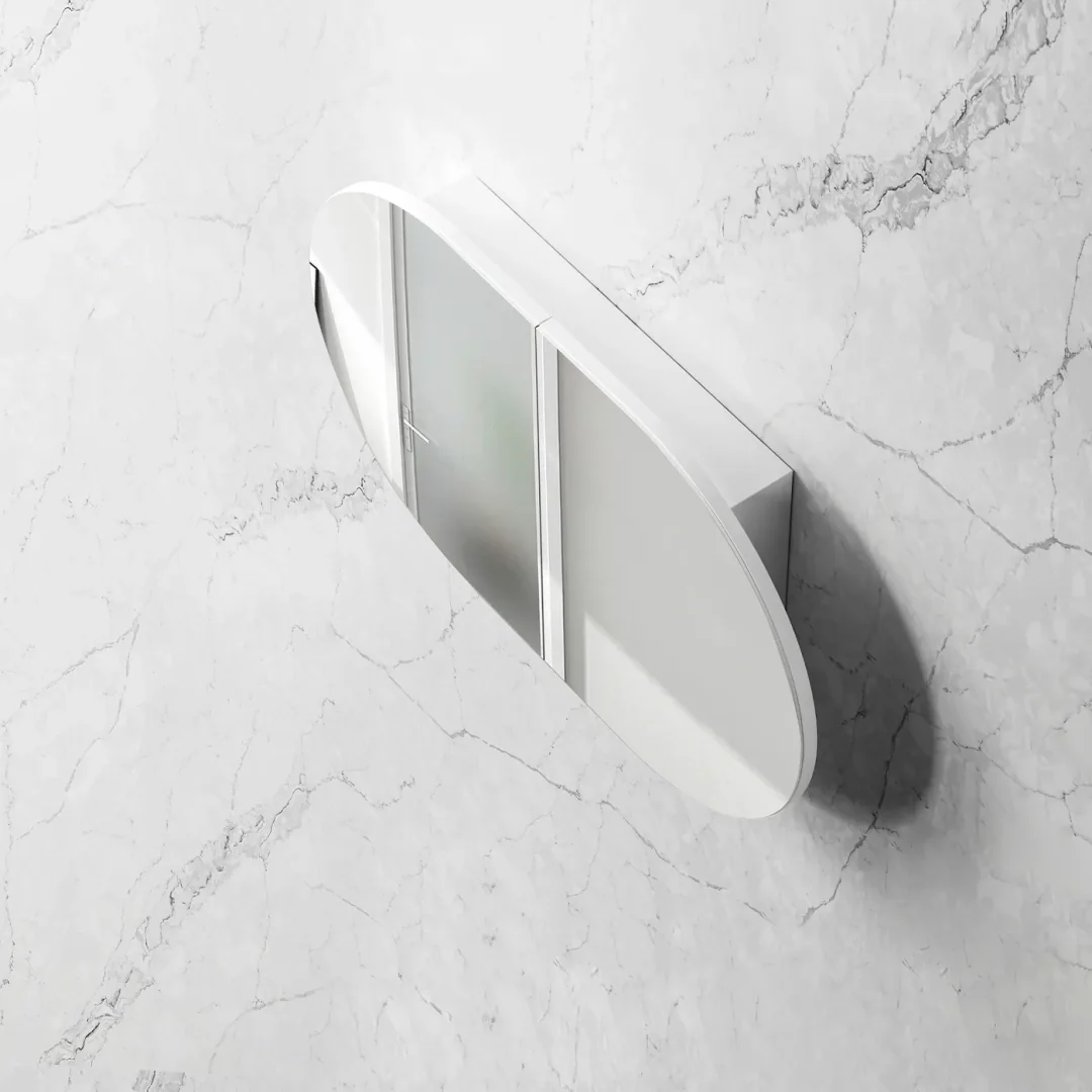 Otti Led Bondi 900X600 Shaving Cabinet Matte White - Image 7
