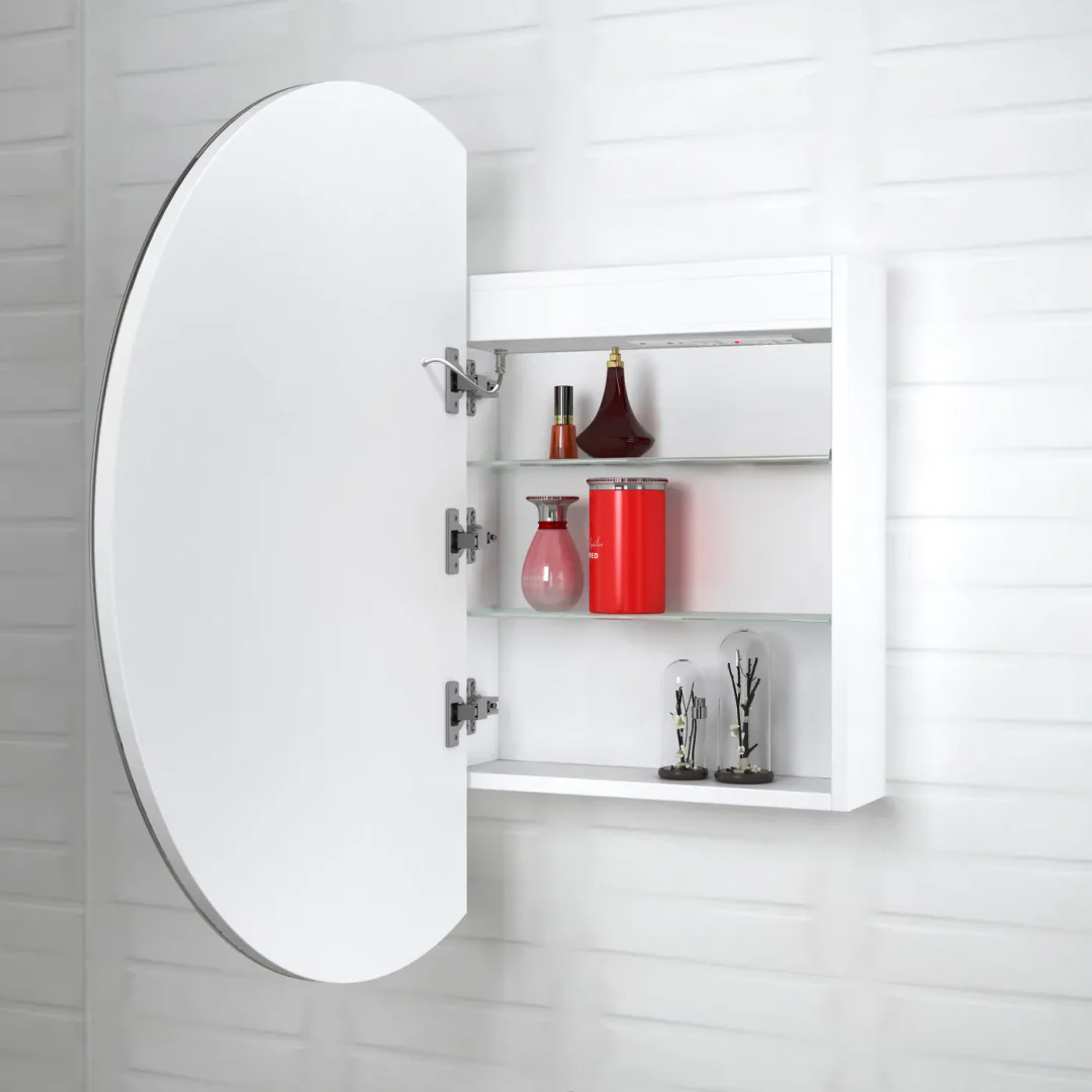Otti Led London 800Mm White Shaving Cabinet - Premium Edition - Image 4