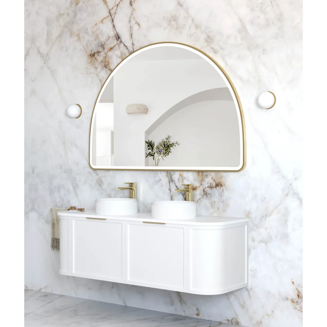 Otti Led Moonlight Archie 1000X1500 Gold Metal Frame Mirror - Image 3