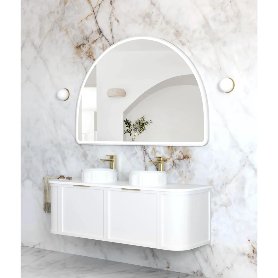 Otti Led Moonlight Archie 1000X1500 White Metal Frame Mirror - Image 3