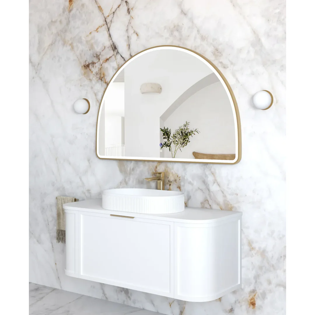 Otti Led Moonlight Archie 800X1200 Gold Metal Frame Mirror - Image 3