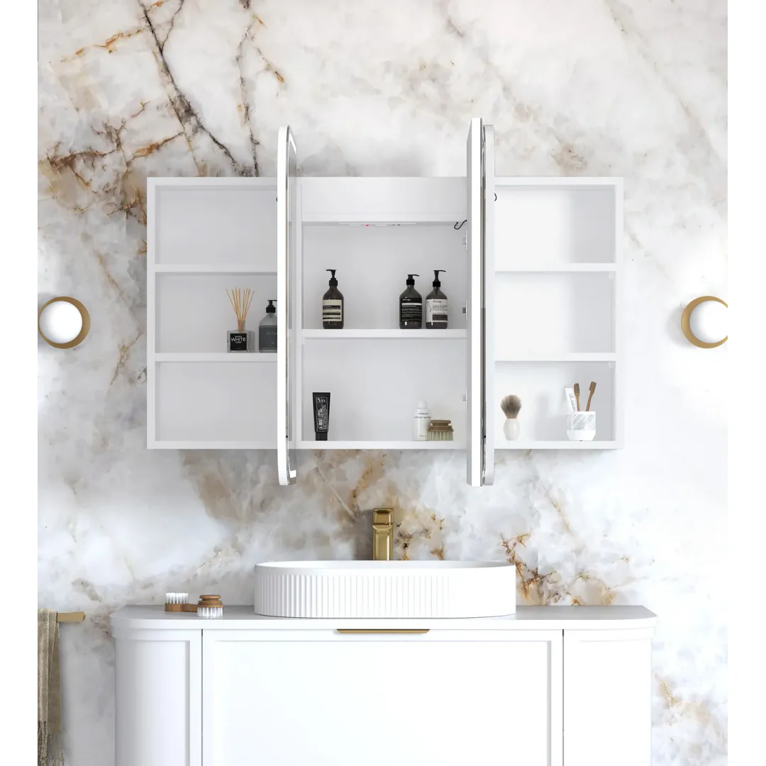 Otti Led Newport 1200X750 White Shaving Cabinet - Premium Edition - Image 5