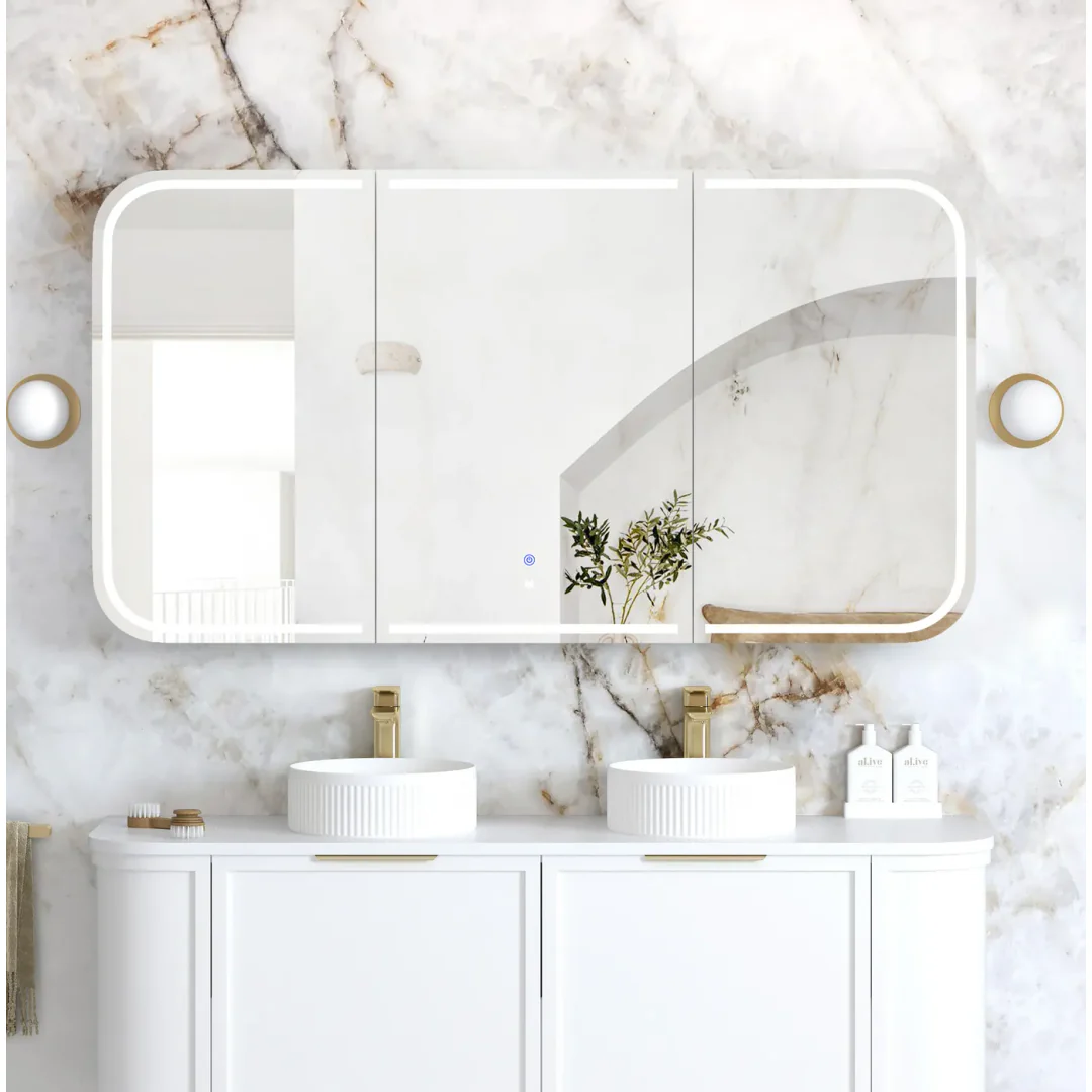 Otti Led Newport 1500X750 White Shaving Cabinet - Premium Edition - Image 3