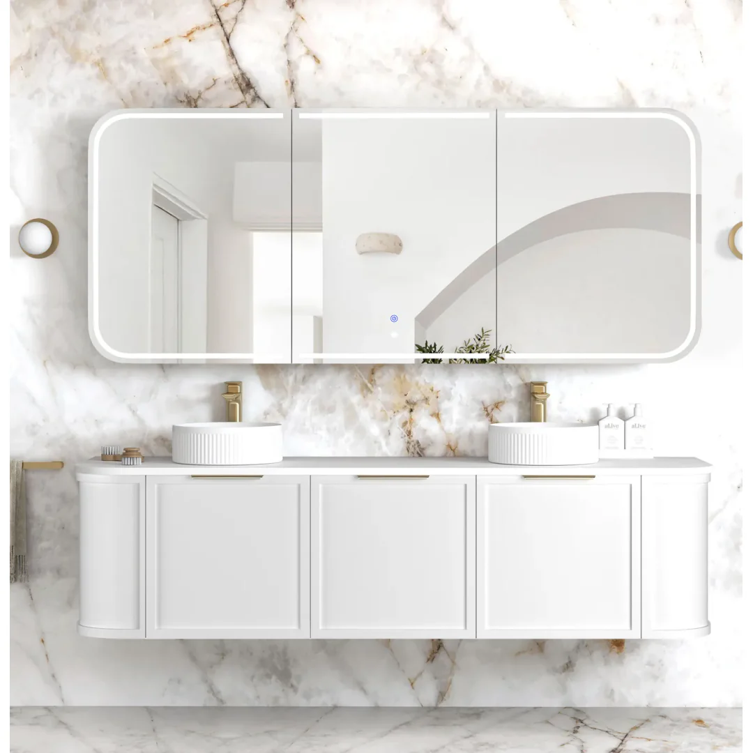 Otti Led Newport 1800X750 White Shaving Cabinet - Premium Edition - Image 3