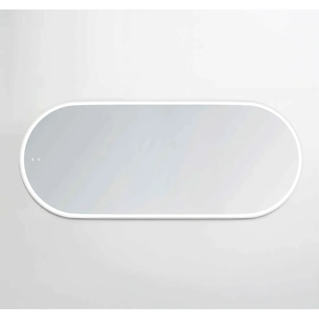 Otti Led Noosa 1800X750 White Metal Frame Mirror - Image 5