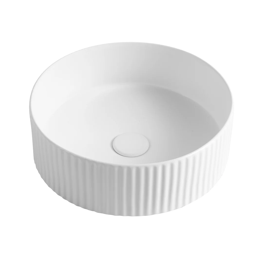 Otti Marlo 400 Round Matt White Basin - Image 2