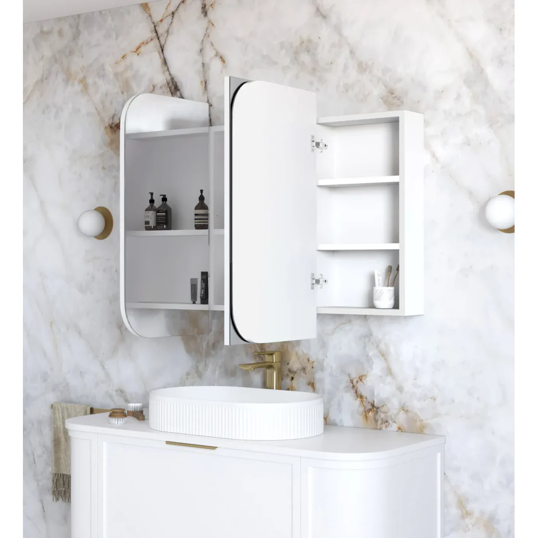Otti Newport 1200X750 White Shaving Cabinet - Image 4