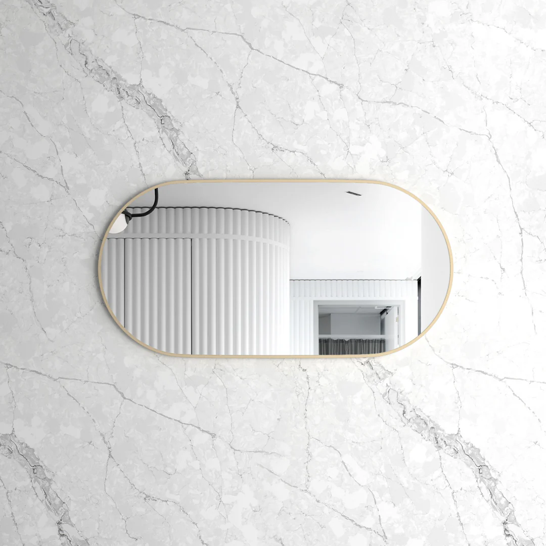 Otti Noosa 1200X600 Gold Metal Frame Mirror