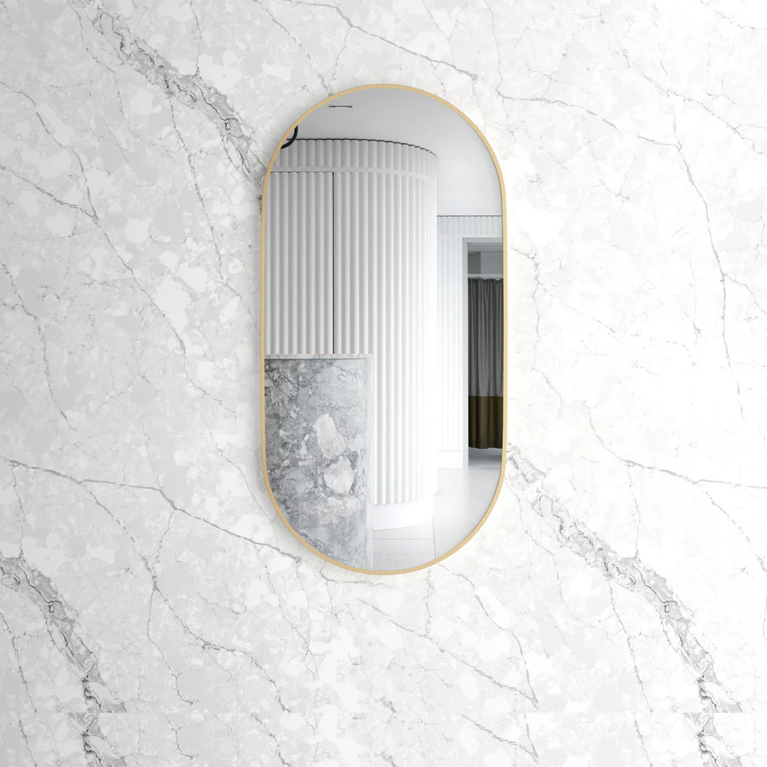 Otti Noosa 1200X600 Gold Metal Frame Mirror - Image 2