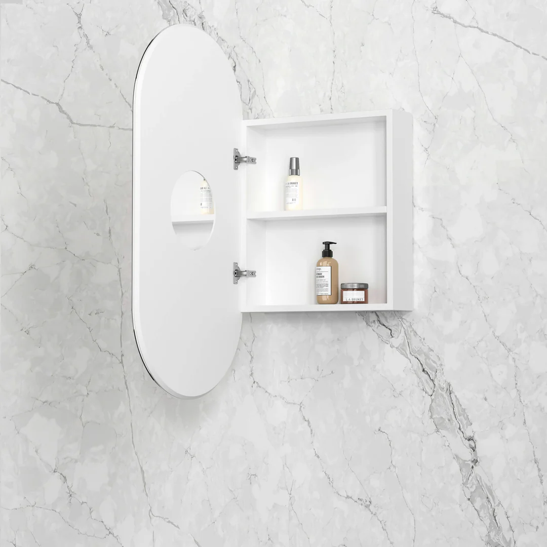 OTTI NOOSA SHAVING CABINET MATTE WHITE - Image 2