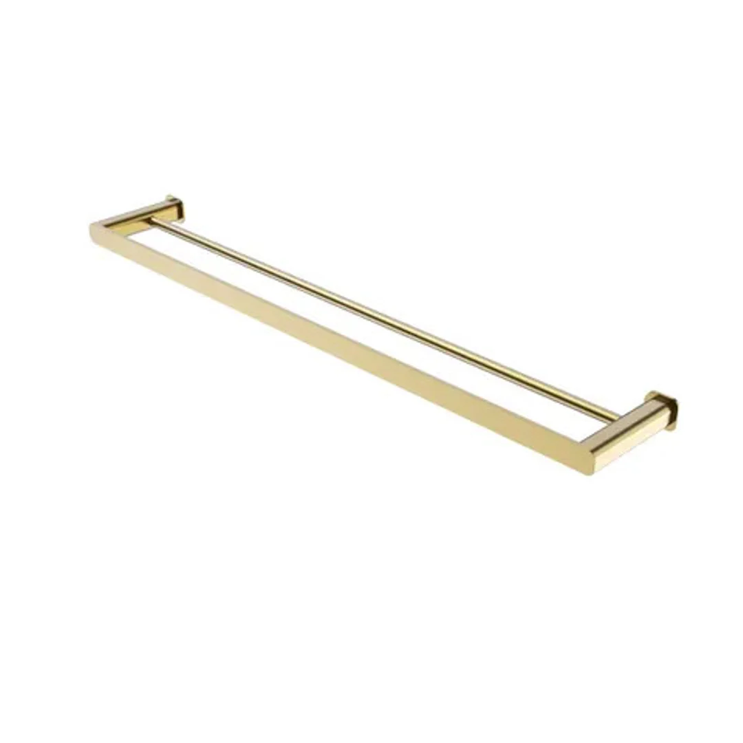 Otti Oskar 750Mm Argent Gold Double Towel Rail