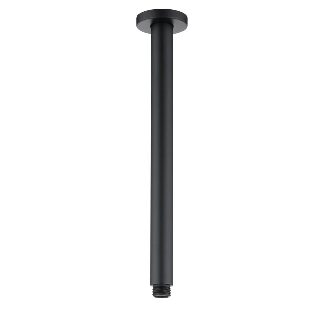 Otti Pavia Round 300Mm Ceiling Shower Arm Black - Image 2