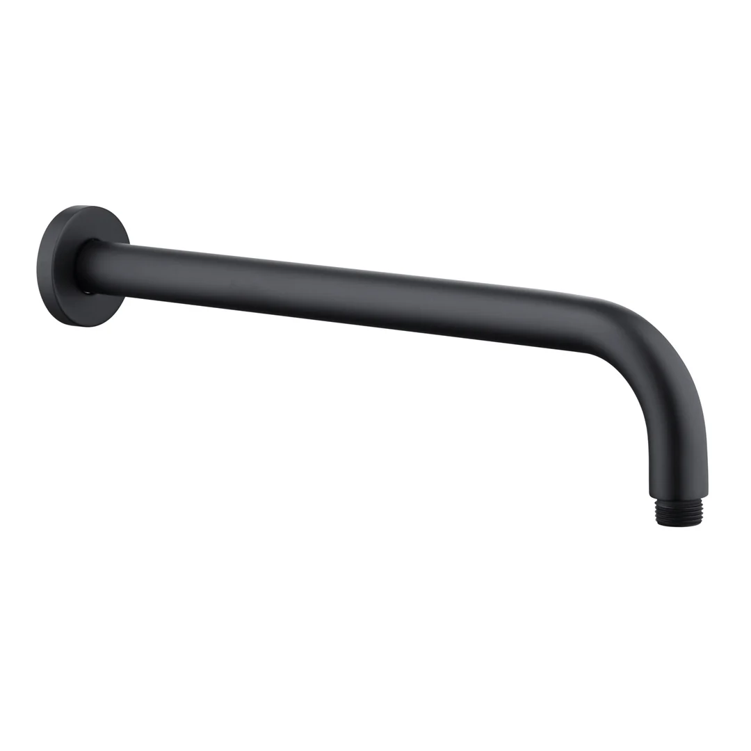 Otti Pavia Round Straight Wall Arm 400Mm Black - Image 2