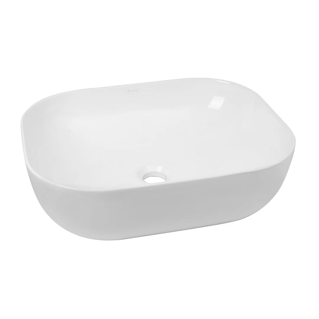 Otti Stia 50 White Gloss Ceramic No Taphole No Overflow Size:480*390*150