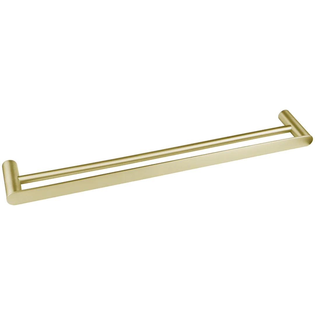 Otti Vetto Double Towel Rail 600Mm Brushed Gold
