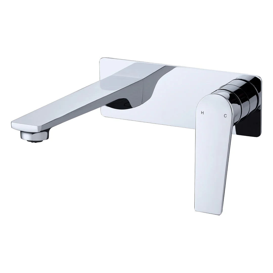 Otti Zevio Wall Basin Mixer Chrome