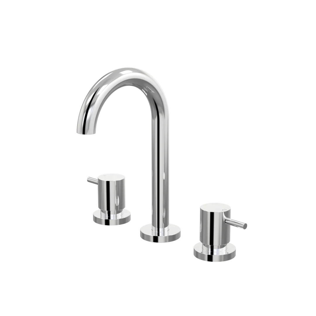 Par Lugano 3 Basin Set Chrome (B22.011.1.01) - Image 2
