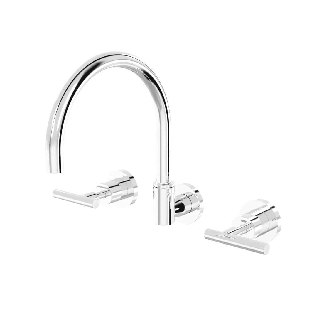 Par Portsea Lever Wall Sink Set Chrome (B29.052.3.01) - Image 2