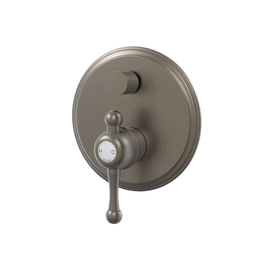 Par Tudor Divertor Mixer On Plate Gun Metal - Image 2