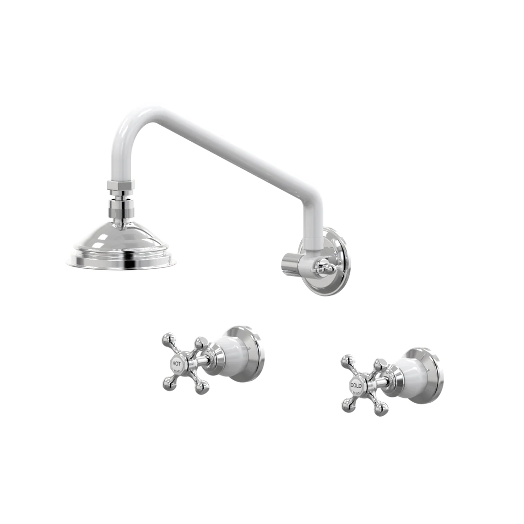 Par Tudor Shower Set Chrome & White (B31.031.1.03) - Image 2