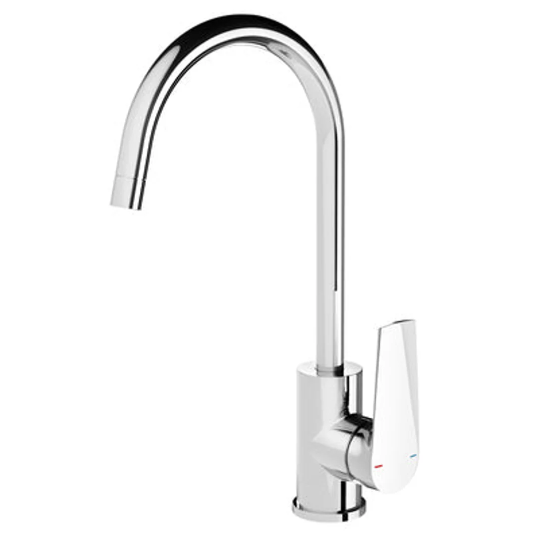 Phoenix Arlo Sink Mixer 200mm Gooseneck Chrome 151-7310-00 - Image 2