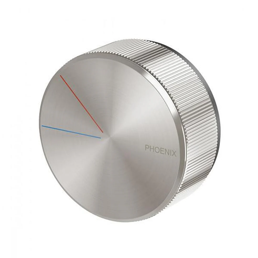 Phoenix Axia Shower/Wall Mixer - Brushed Nickel - Image 2