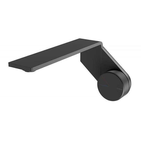 Phoenix Axia Wall Basin/Bath Mixer Set 200mm - Matte Black - Image 3