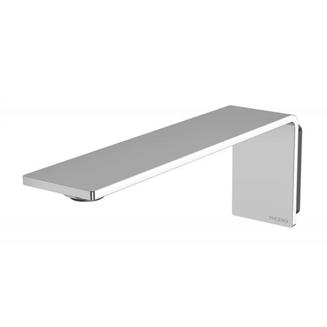 Phoenix Axia Wall Basin/Bath Outlet 200mm - Chrome - Image 2