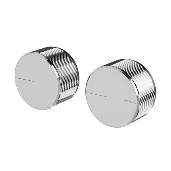 Phoenix Axia Wall Top Assemblies 15mm Extended Spindles - Chrome - Image 3