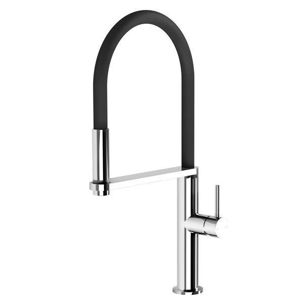 Phoenix Blix Flexible Hose Sink Mixer (Round) - Chrome - Image 3