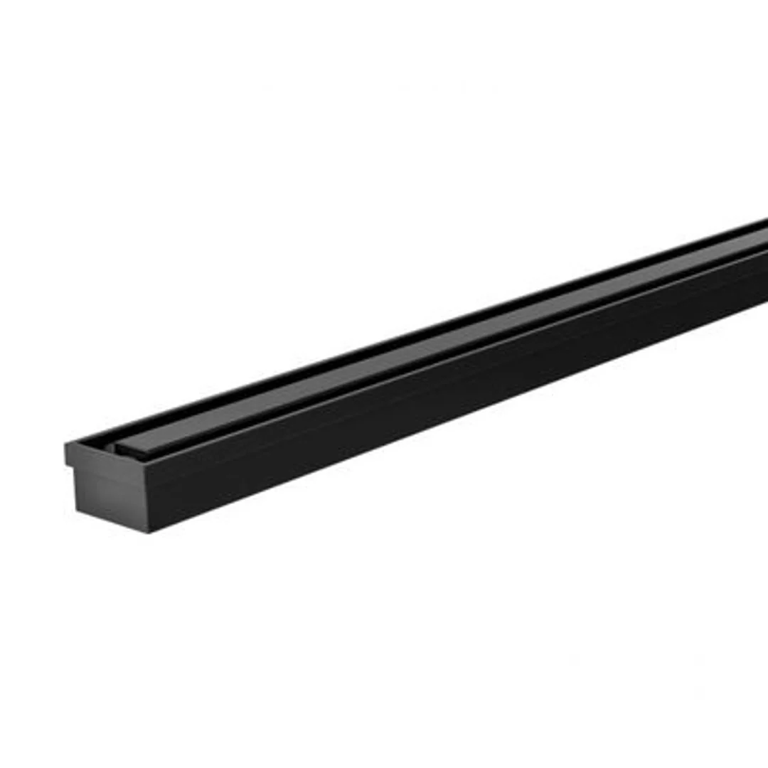 Phoenix Flat Slimline Channel Drain 30X900mm Outlet 65mm  Matte Black 205-4433-10