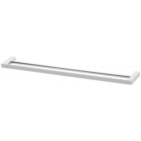 Phoenix Gloss Double Towel Rail 800mm-Chrome - Image 3