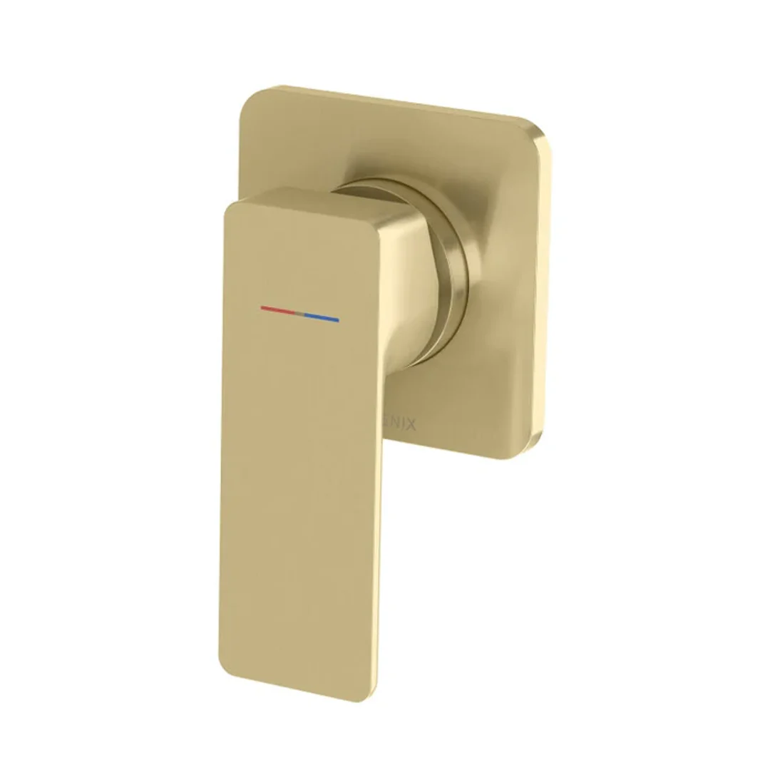 Phoenix Gloss Mkii Shower / Wall Mixer Brushed Gold
