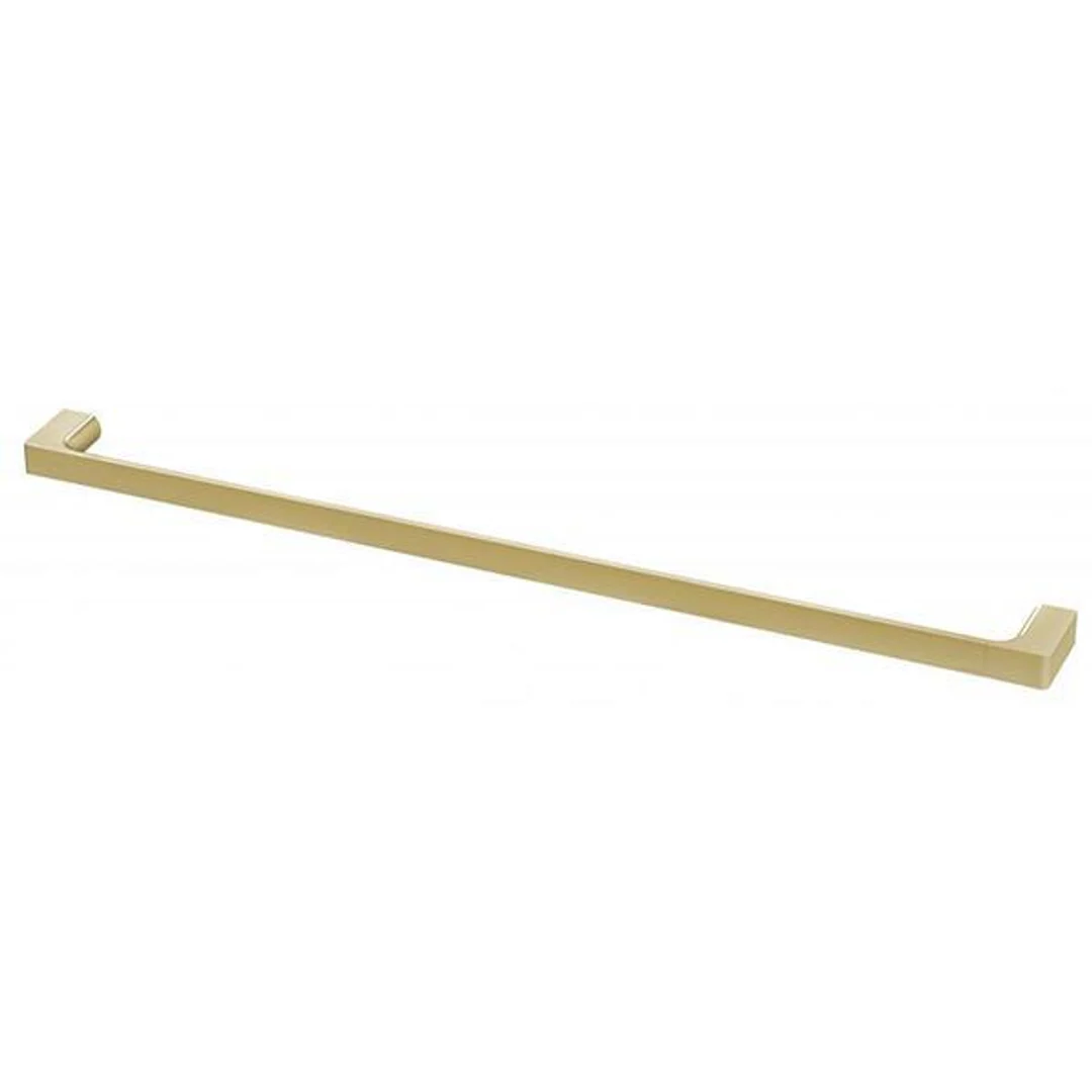 Phoenix Gloss Single Towel Rail 800mm Brushed Gold