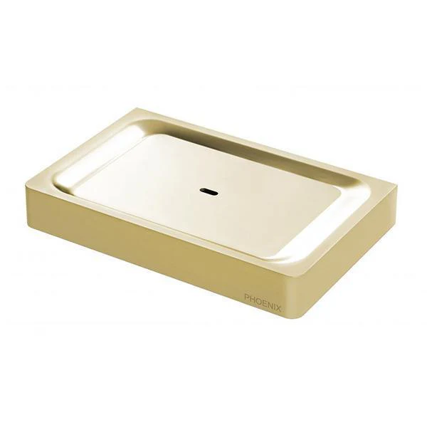 Phoenix Gloss Soap Dish - Brushed Gold - Image 3