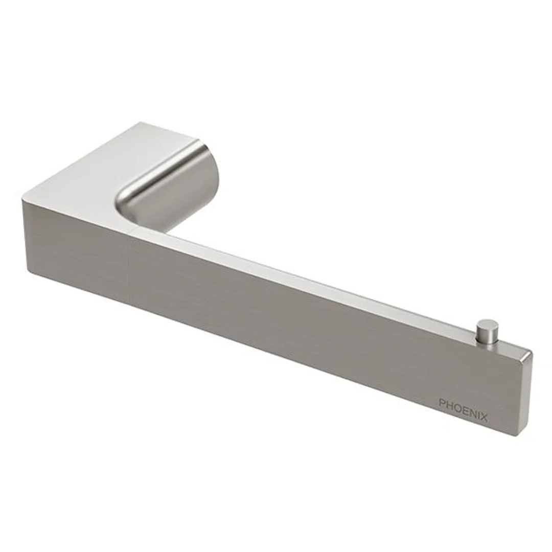 Phoenix Gloss Toilet Roll Holder Brushed Nickel Gs892-40