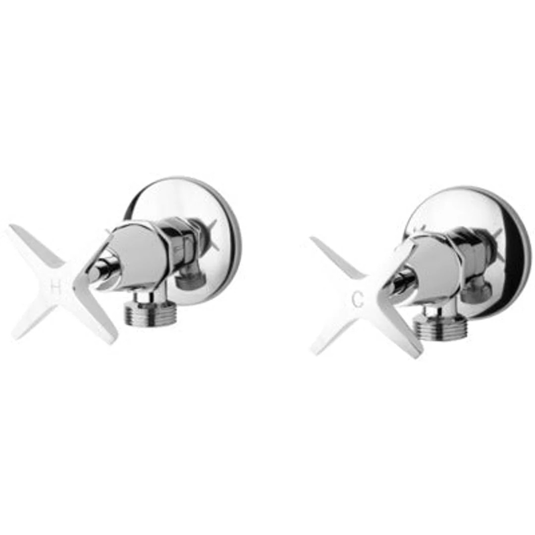 Phoenix Ivy Washing Machine Stops Chrome Pair 661Chr - Image 2