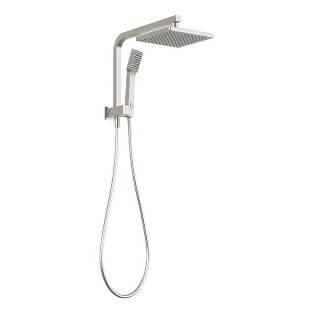 Phoenix Lexi Compact Twin Shower - Brushed Nickel - Image 2
