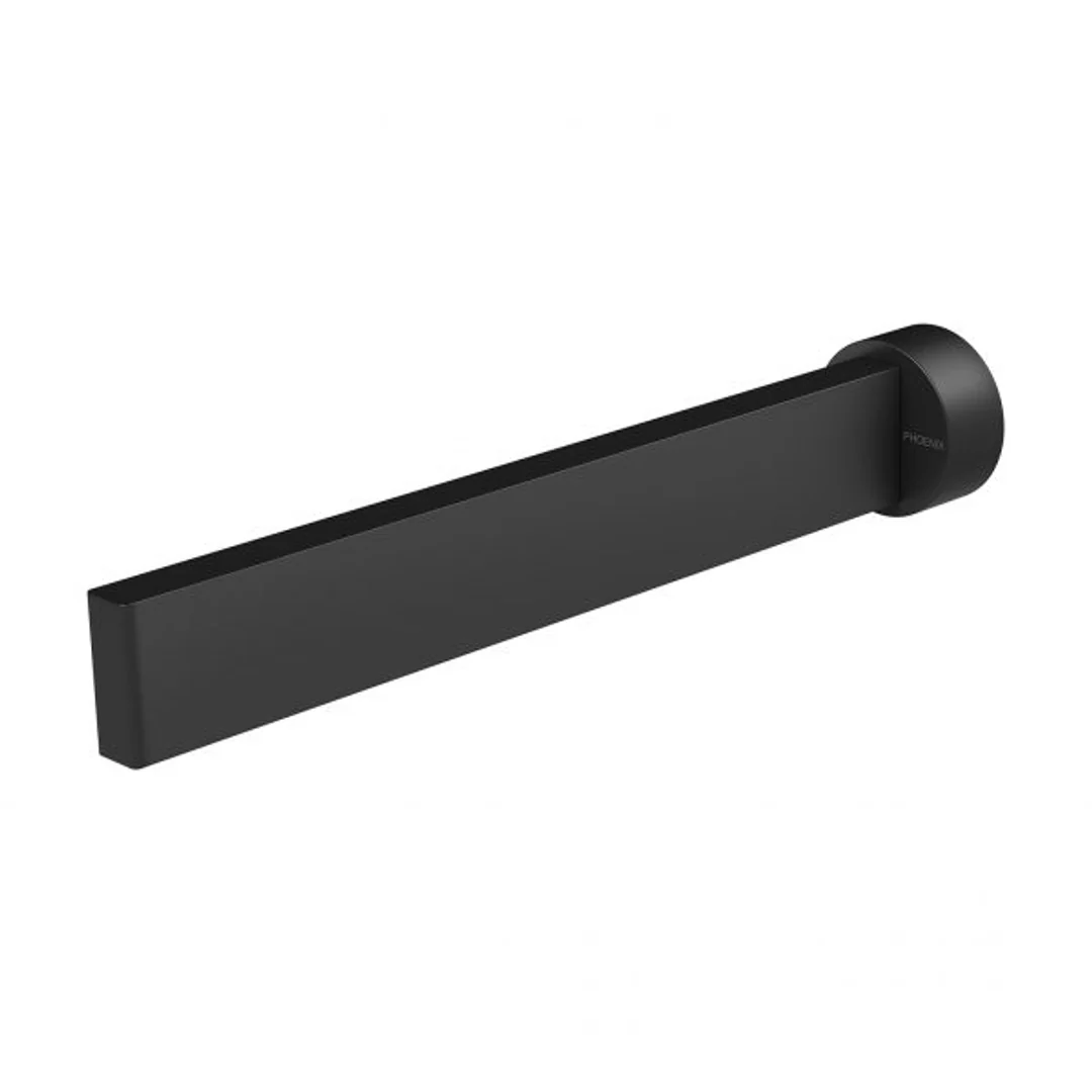 Phoenix Lexi Mkii Bath Outlet 200mm Matte Black 123-7620-10 - Image 2